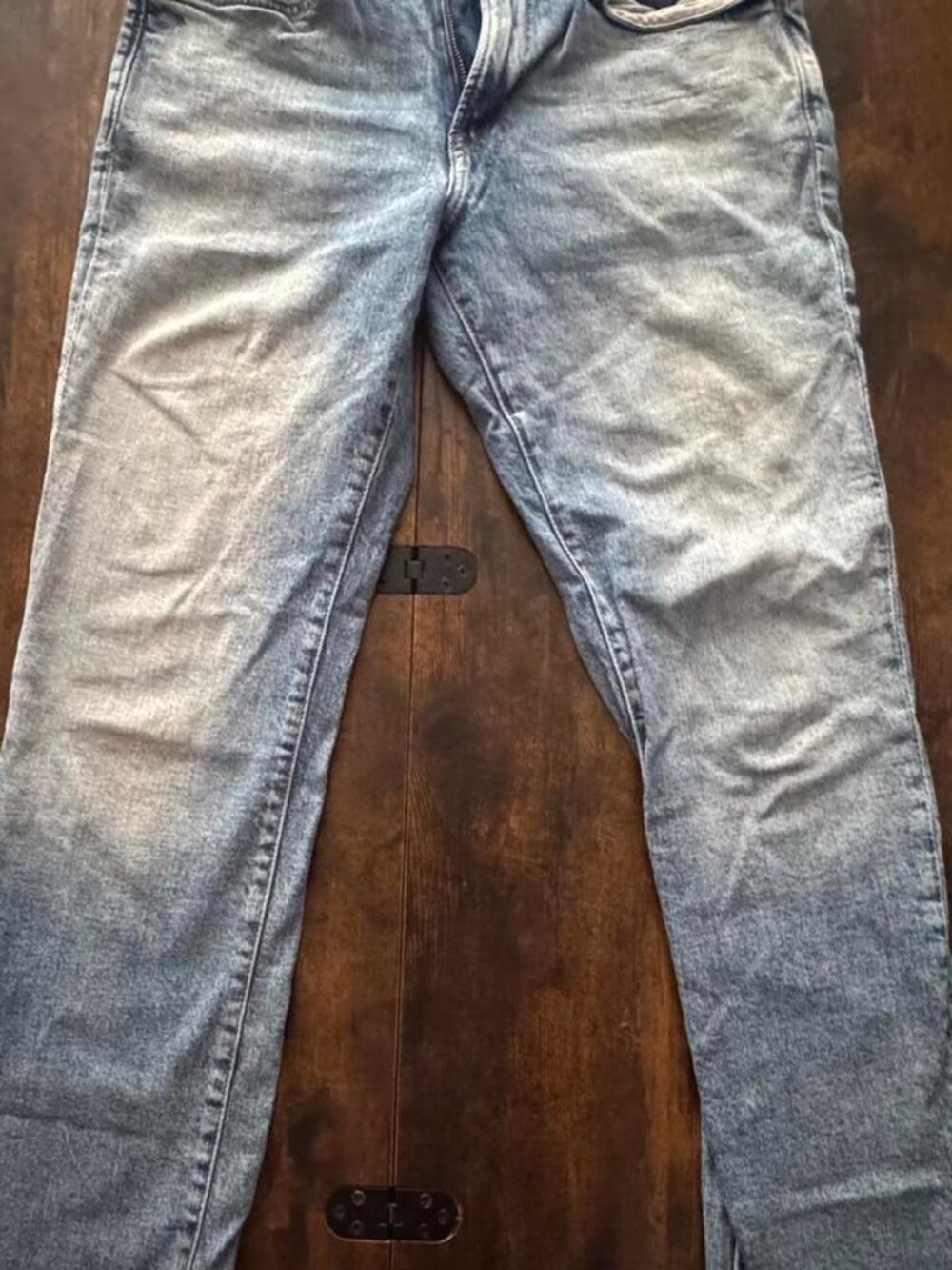 Straight Leg Blue Denim Jeans Size 30